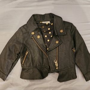OshKosh Faux leather jacket 12 month